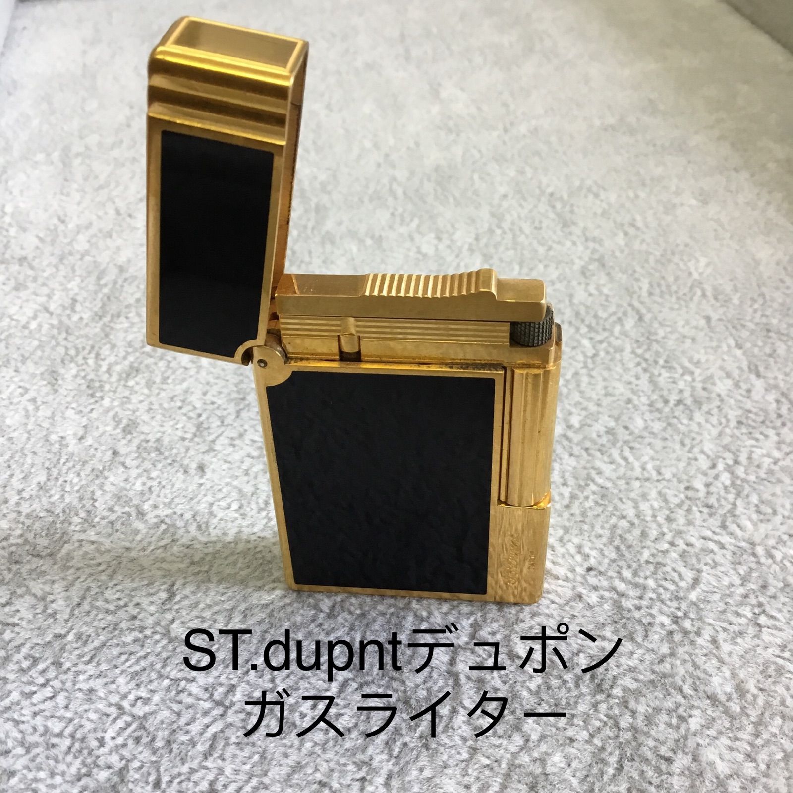 Dupont デュポン ガスライター S.T.Dupont ブラックゴールド - タバコ