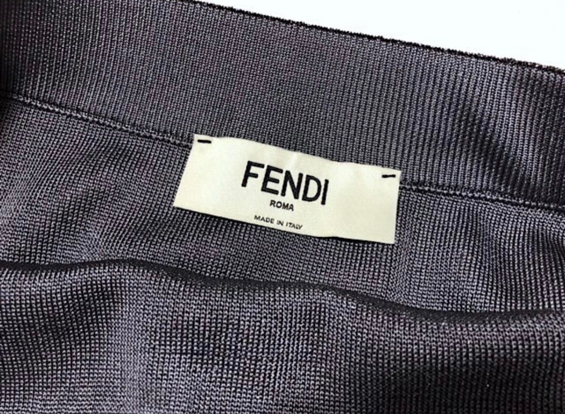 FENDI FFロゴデニムタイトスカート