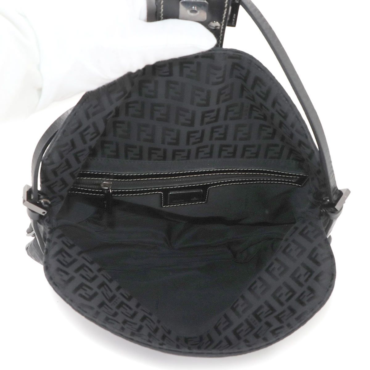 ★送料込★FENDI バゲット 2WAY ショルダーバッグ 新品同様 フェンディ FENDI ズッキーノ マンマバゲット