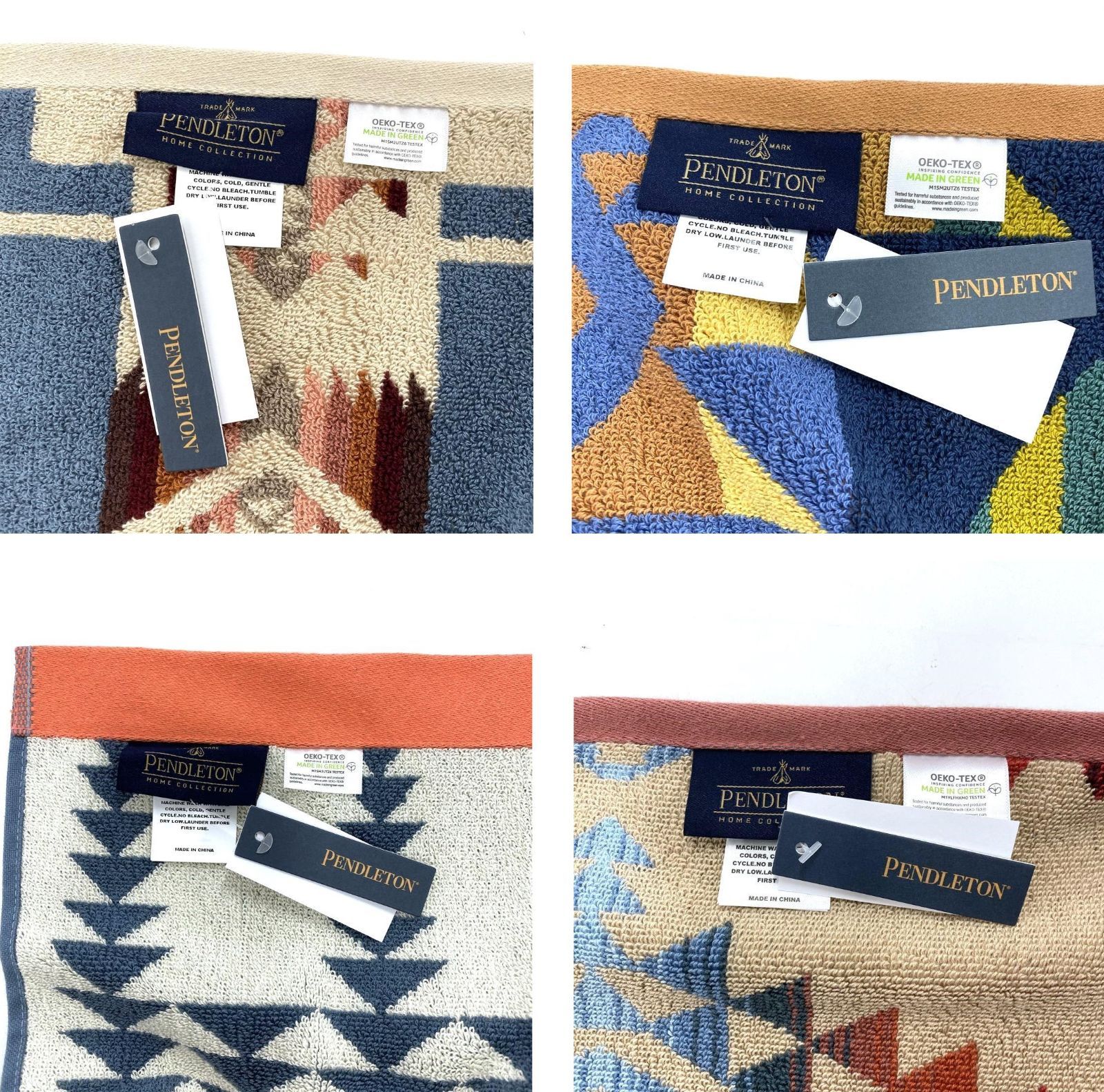 ペンドルトン PENDLETON ブランケット タオル バスタオル スパタオル ジャガード キャンプ 寝巻 毛布 総柄 エスニック おしゃれ かわいい 暖かい 気持ちいい カバー Oversized Jacquard Towels 天然素材