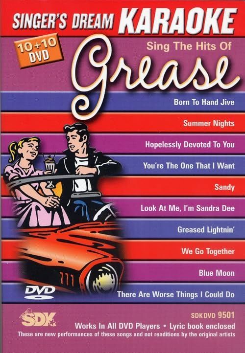 Karaoke Grease Hits DVD