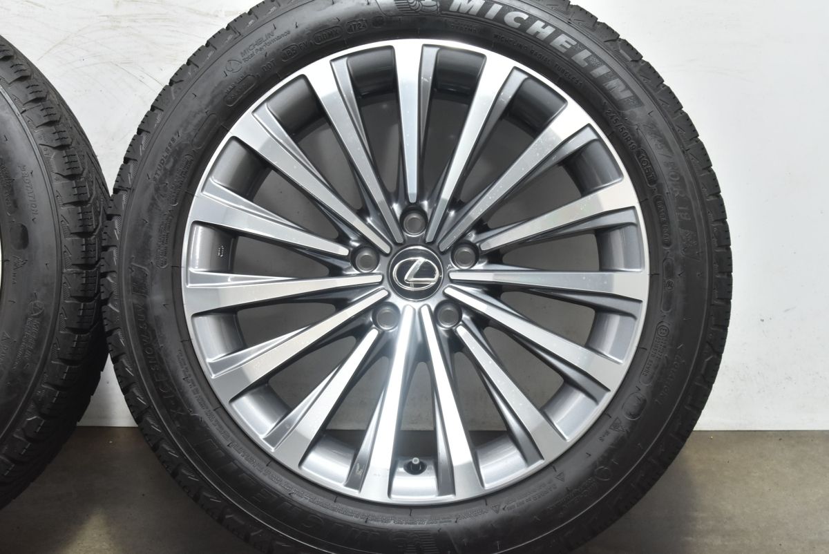 レクサス　LS600hl 純正ホイール　MICHELIN X-ICE  美品 バリ溝】レクサス LS500h バージョンL エグゼクティブ 純正