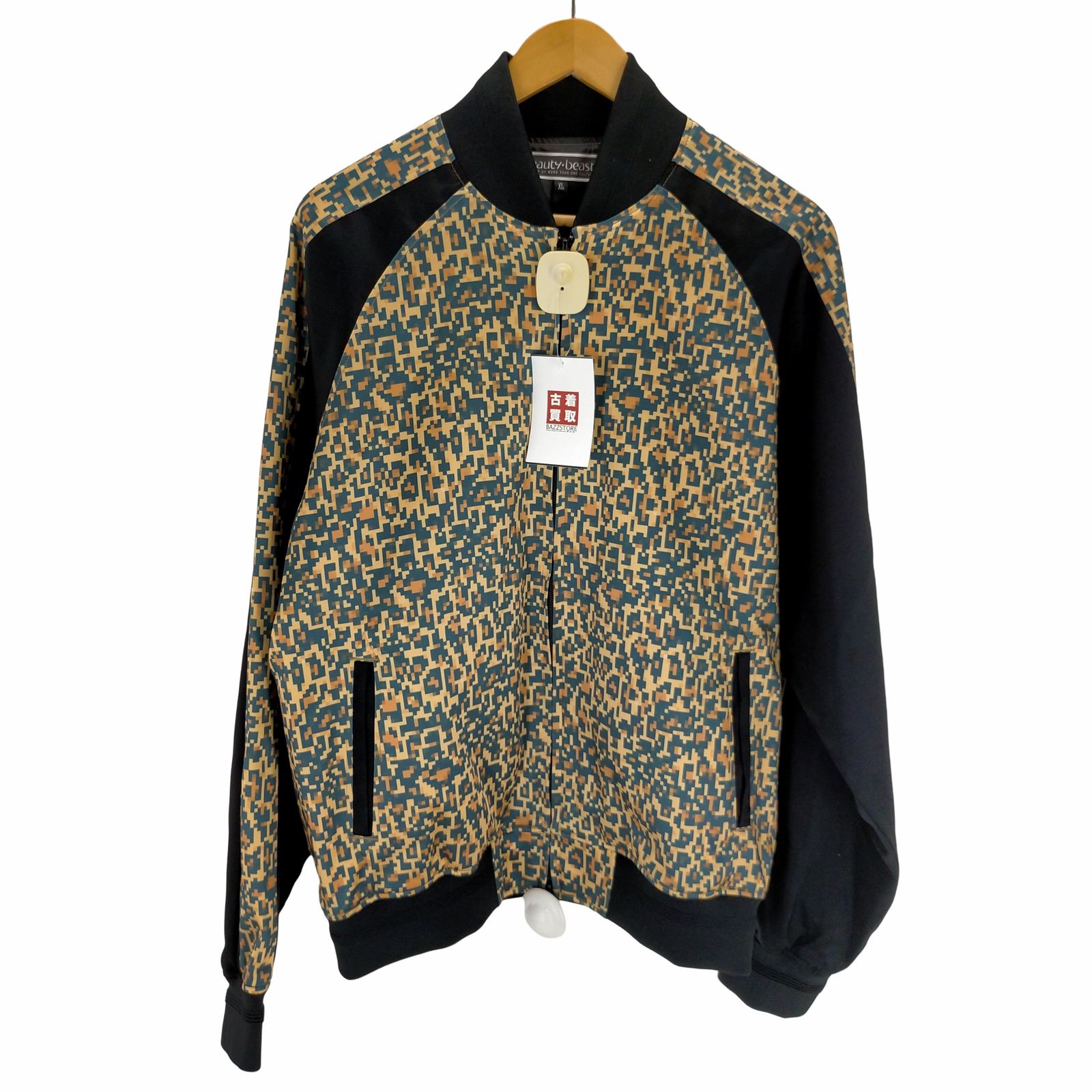 ビューティービースト beauty beast Pixel Leopard Souvenir Jacket メンズ JPN：XL