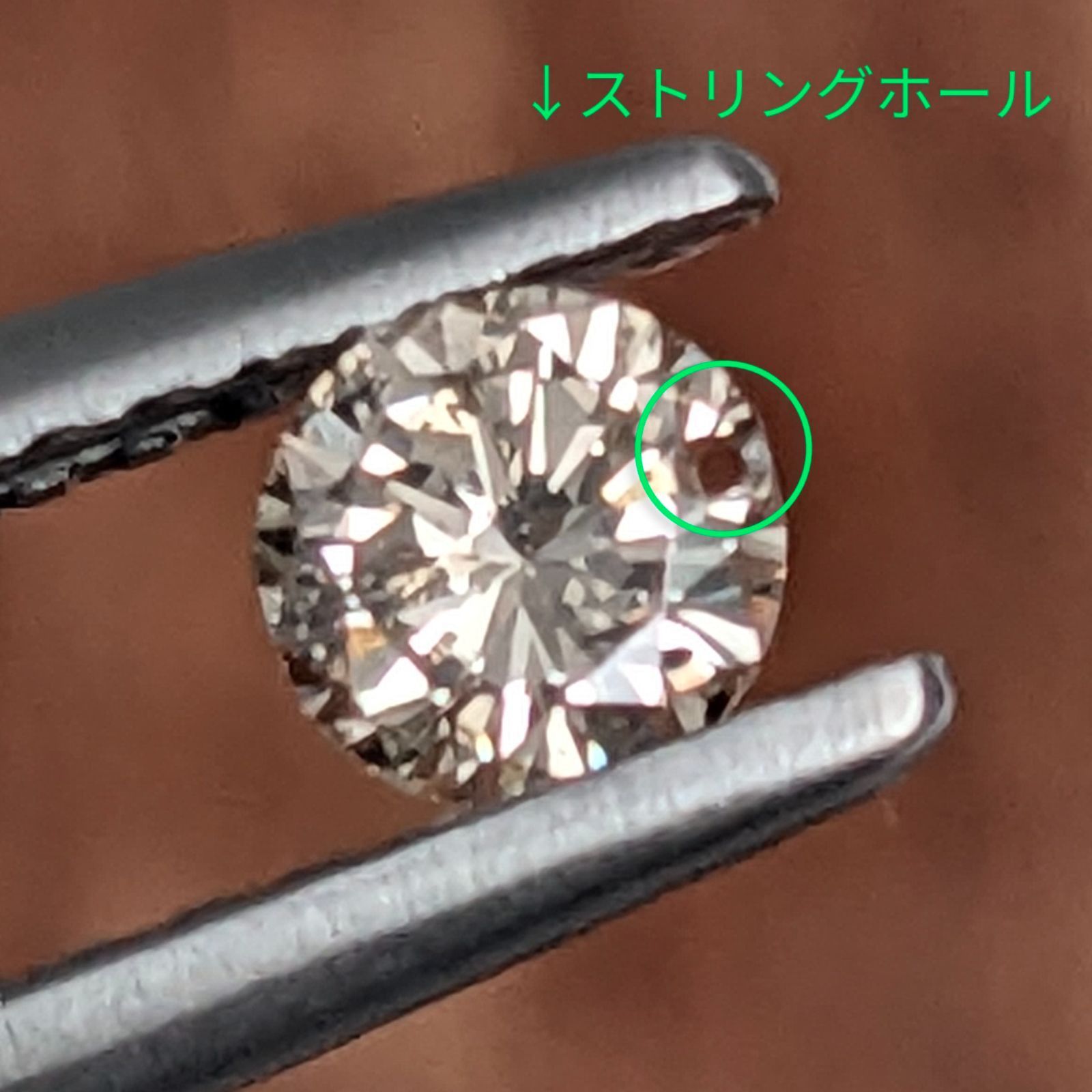 手芸素材・材料 ダイヤモンド ルース 0.236ct ☆