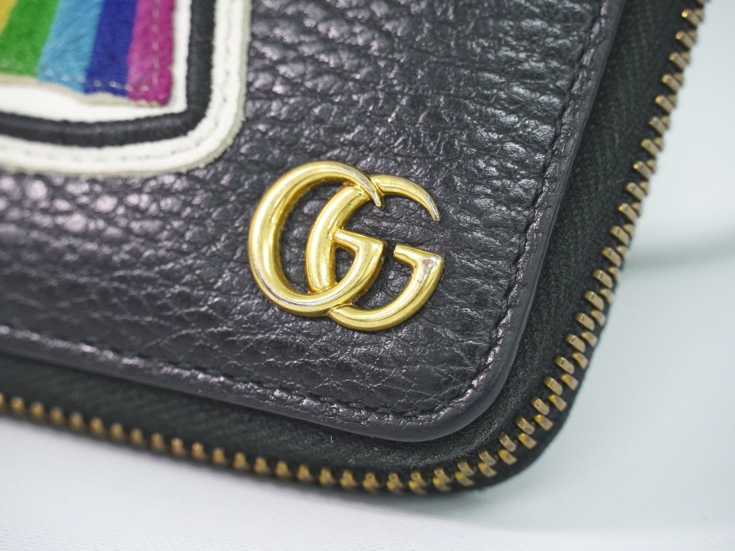 グッチ GUCCI GGマーモント UFO ドラゴン パッチワーク 折財布