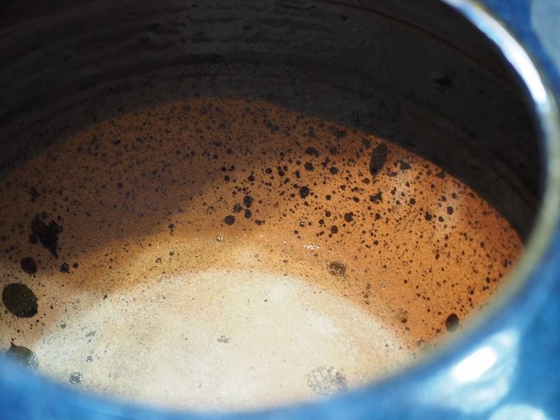 レトロな陶器火鉢 瀬戸火鉢 睡蓮鉢 金魚鉢に 昭和中期 古録展 品番K22832 MARWIL-DEMENAGEMENTS_CH