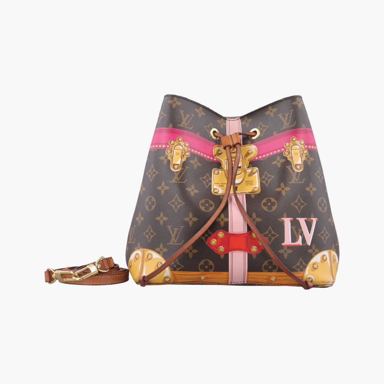 直営店買付☆【LOUIS VUITTON】ノエ トランク モノグラム ノエ トランク モノグラム・リバース｜ルイ・ヴィトン 公式