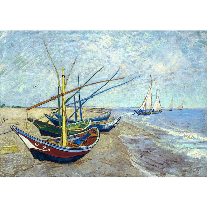 SALE，正規品 サント＝マリー＝ド＝ラ＝メールの海景 立体複製画 ゴッホ