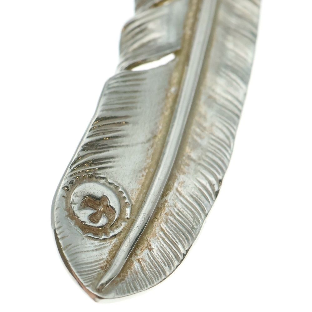 ゴローズ 上銀銀縄ターコイズ特大フェザー