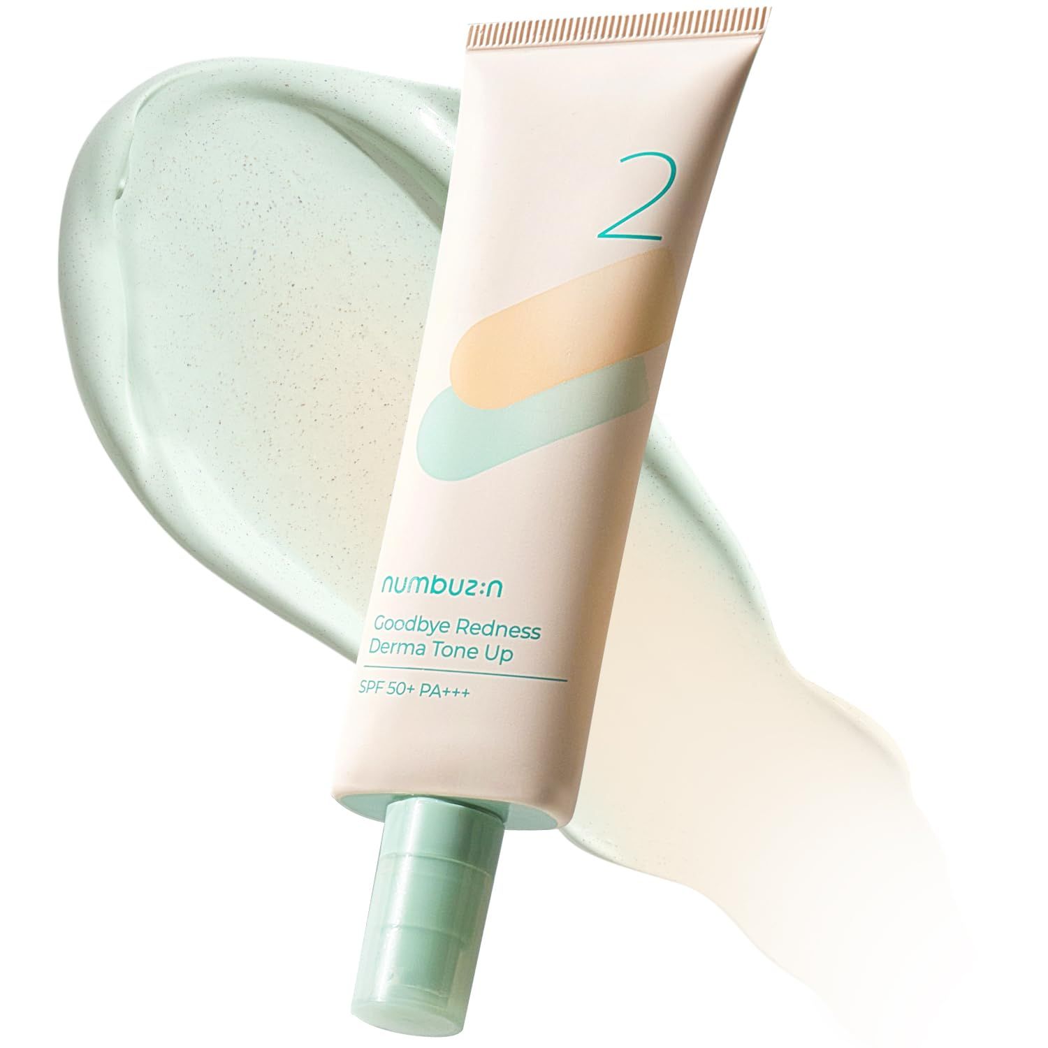 【在庫処分】2番 ナンバーズイン(numbuzin) 赤みカバーグリーントーンアップクリーム SPF50+ PA+++ 50ml | UV兼用 韓国コスメ 韓国下地 化粧下地 韓国スキンケア 日焼け止め
