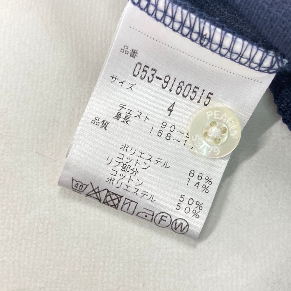 サイズ：4 PEARLY GATES パーリーゲイツ 半袖ポロシャツ ニコちゃん