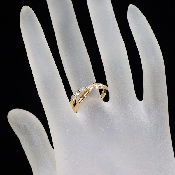 K18YG ダイヤモンド リング 0.52ct - メルカリ