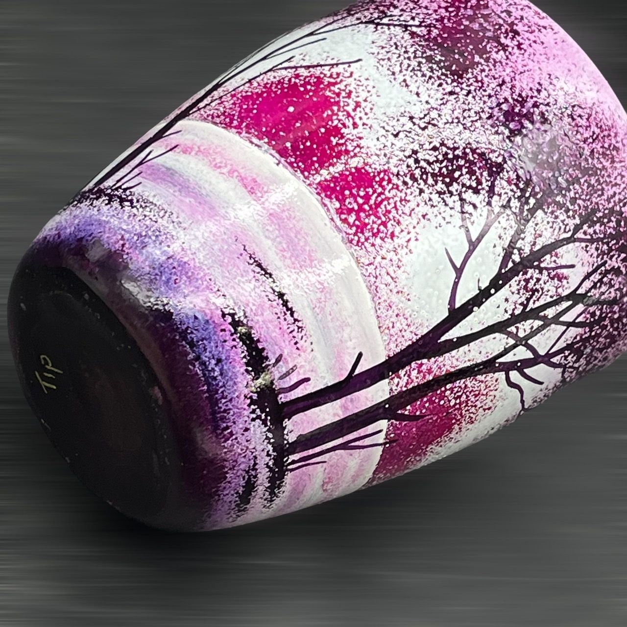 証明書】ドームナンシー かわいいサイズ 花瓶 高さ9cm 被せガラス