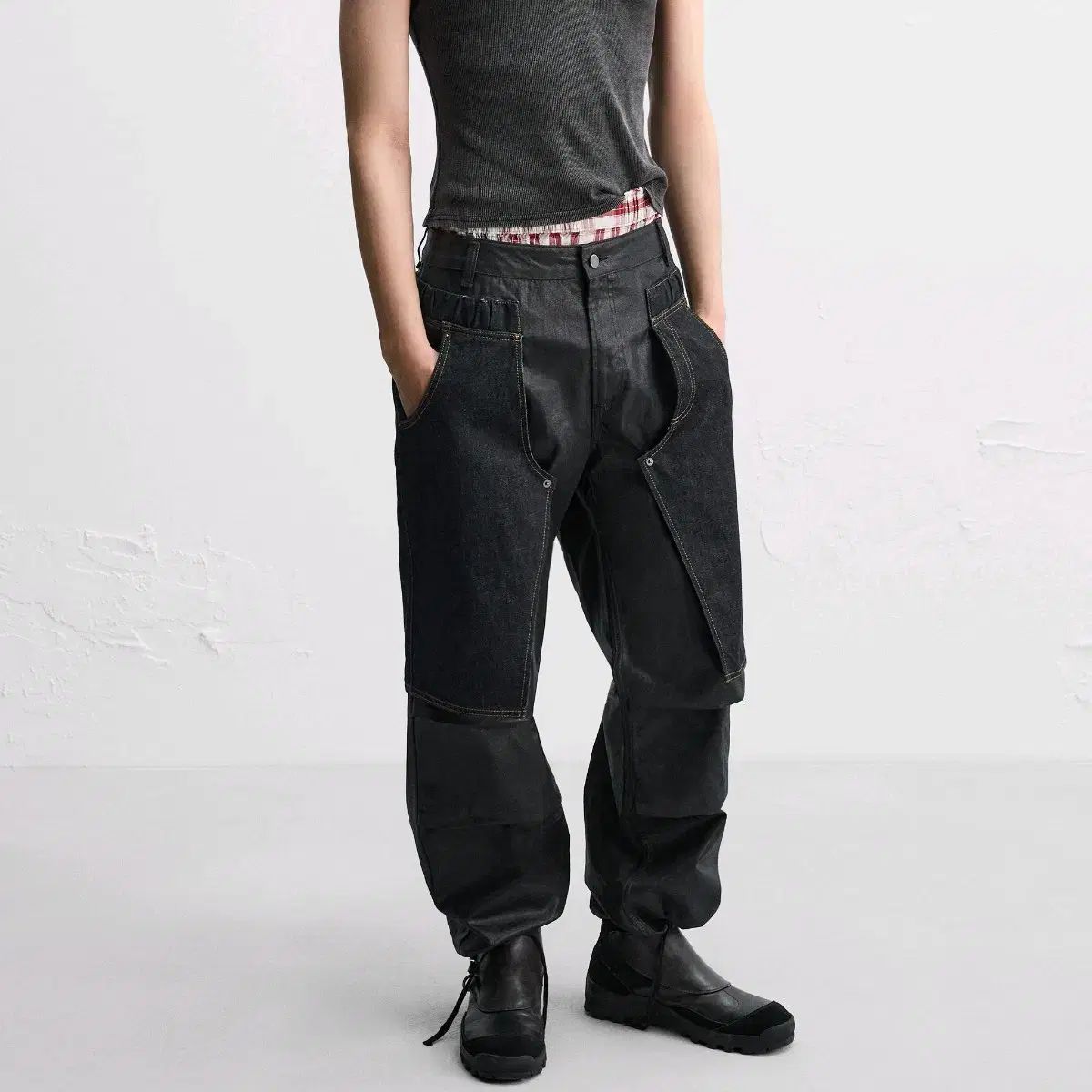 ANDERSSON BELL XZARA 31 コラボ レイヤードジーンズ ANDERSSON BELL XZARA 31 コラボ レイヤードジーンズ