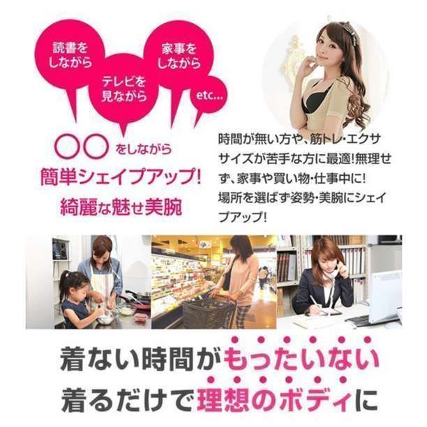 8周年記念イベントが 二の腕シェイプ 背すじサポーター 姿勢矯正