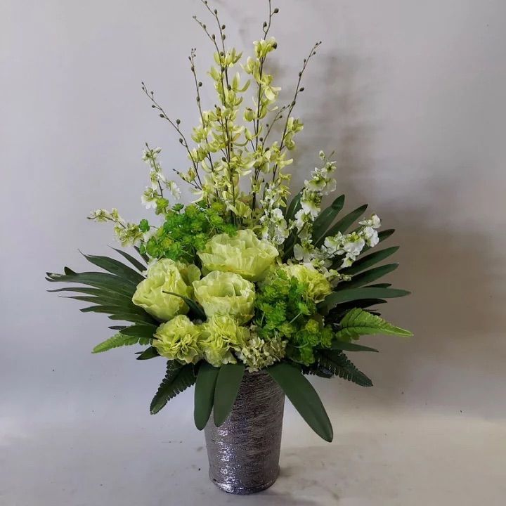 グリーン系MIX・約高80×幅50 （造花）光触媒コーティング - メルカリ 