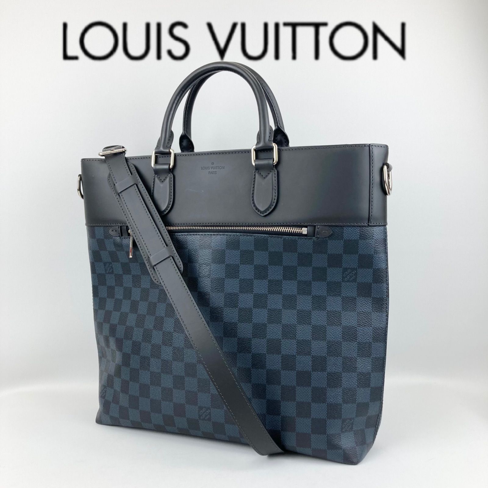 超極美品 ルイヴィトン トートバッグ ニューポート N41588 ダミエコバルト LOUIS VUITTON【ルイヴィトン】ダミエコバルト ニューポート