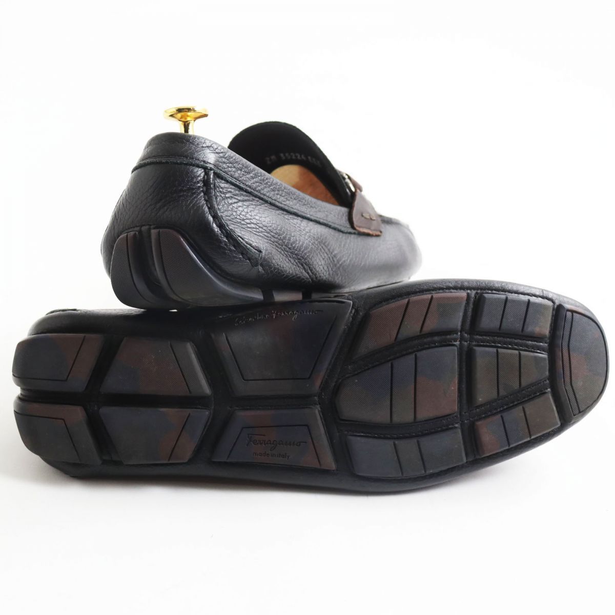 ドンドン見直し】美品○ サルヴァトーレフェラガモ SANTO レザー 