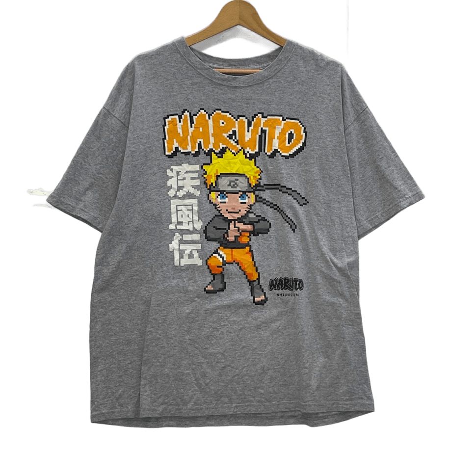 NARUTO ビッグシルエット Tシャツ ダークグレー 交渉承ります 【公式通販】
