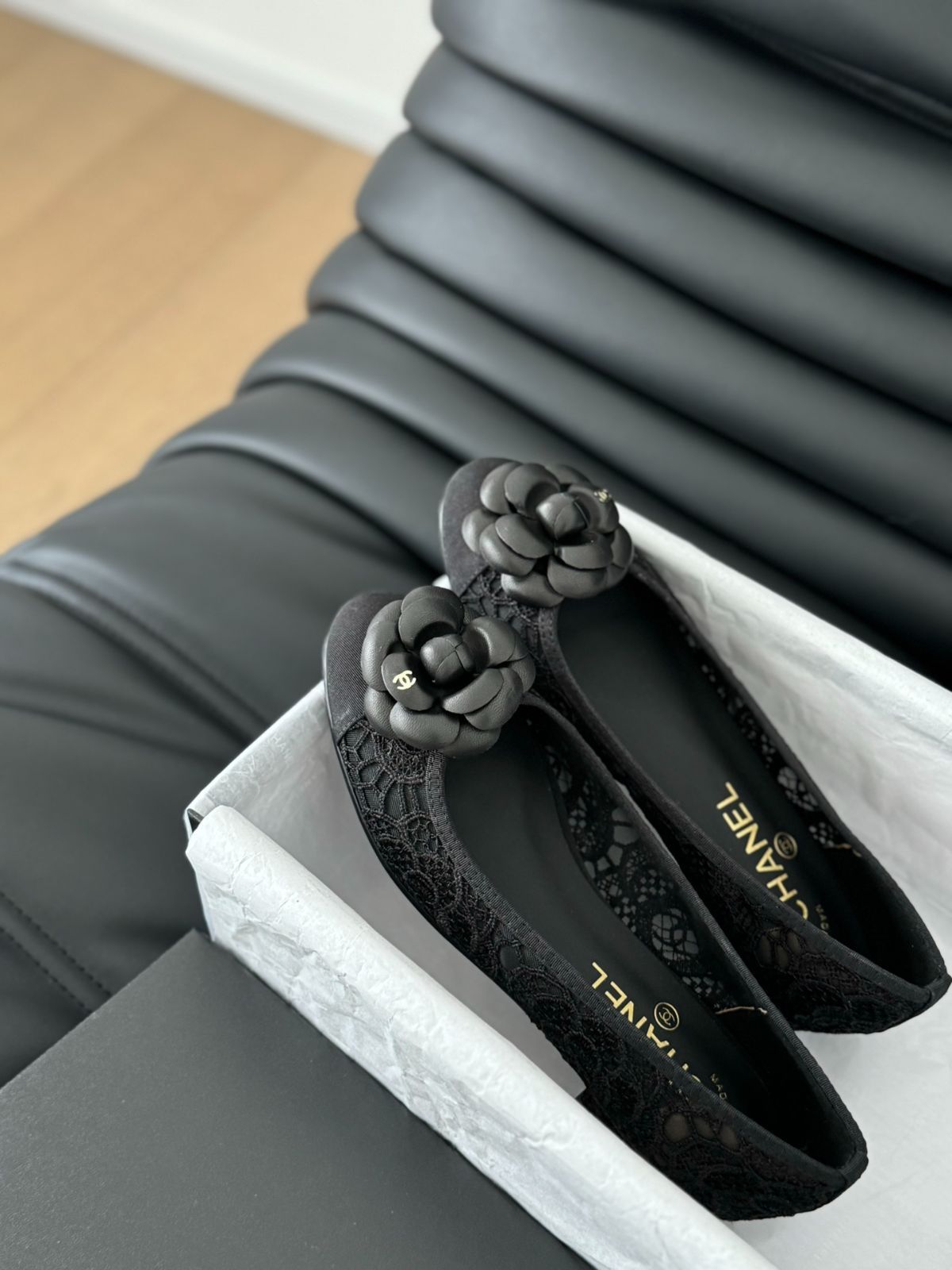 Chanel 24S ショールーム 刺繍 メッシュ シューズ01-2 - メルカリ