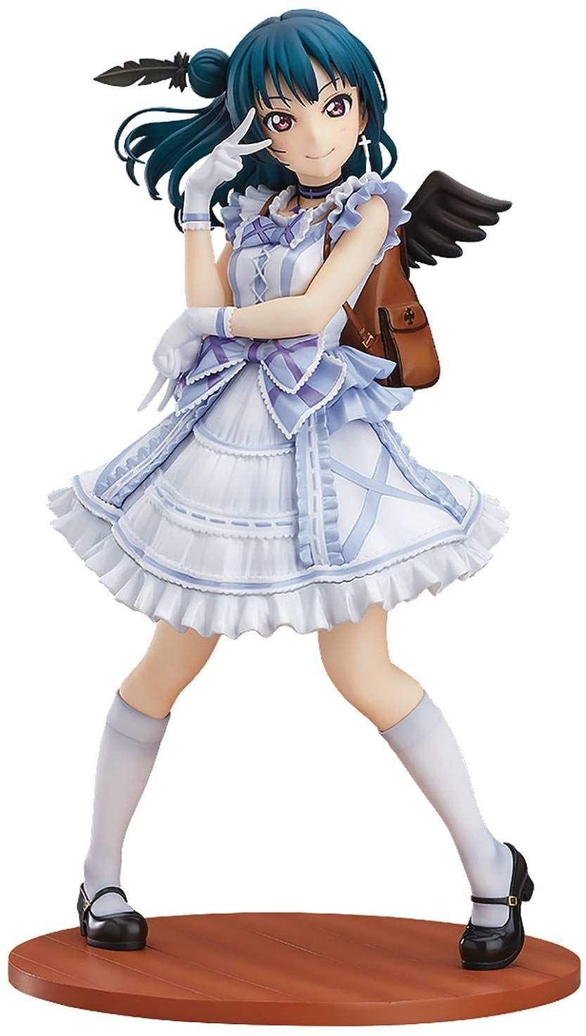With Fans! ラブライブ! サンシャイン!! 津島善子 Blu-rayジャケットVer. 1/7スケール ABSu0026PVC製 塗装済み完成品フィギュア 
