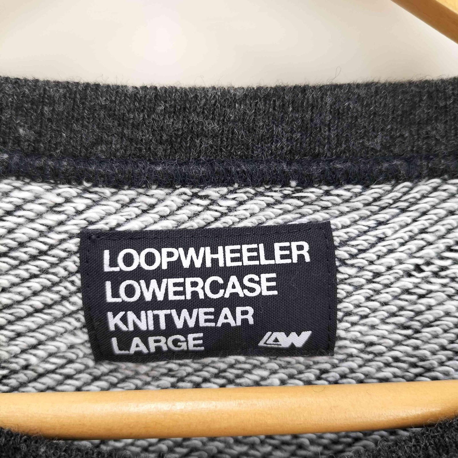 ループウィラー LOOPWHEELER LOWERCASE KNITWEAR ナイロン混 ウール 