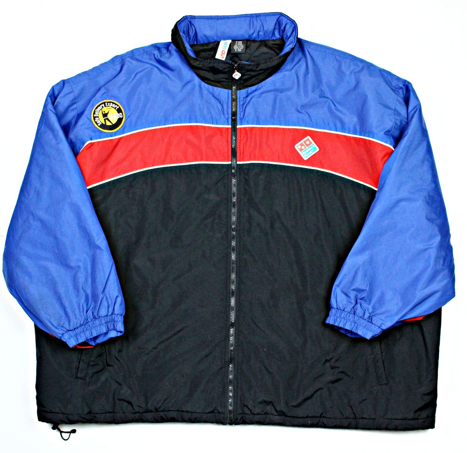 【Vintage】【美品！希少！】ドミノピザ ナイロンジャケット US Domino's Pizza ドミノピザ 旧ロゴ 防寒中綿入り ナイロン