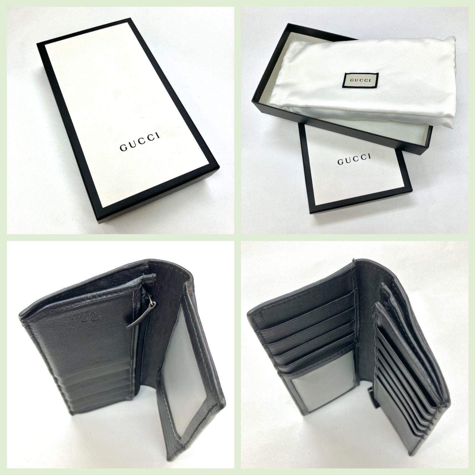 美品⭐️ GUCCI グッチ】 メンズ長財布 マイクログッチシマ
