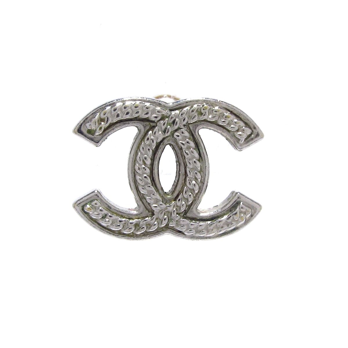 CHANEL(シャネル) ピアス - シルバー ココマーク - メルカリ