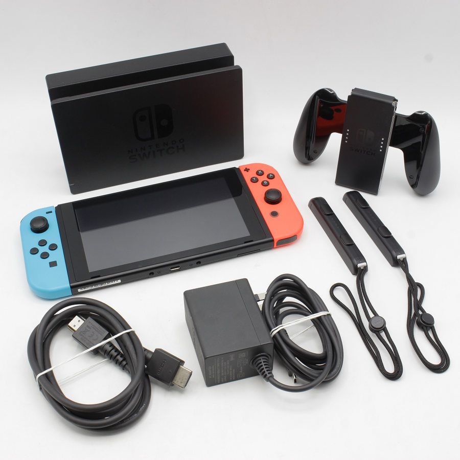 Nintendo Switch HAD-S-KABAA バッテリー強化版 ネオンブルー・ネオン ...