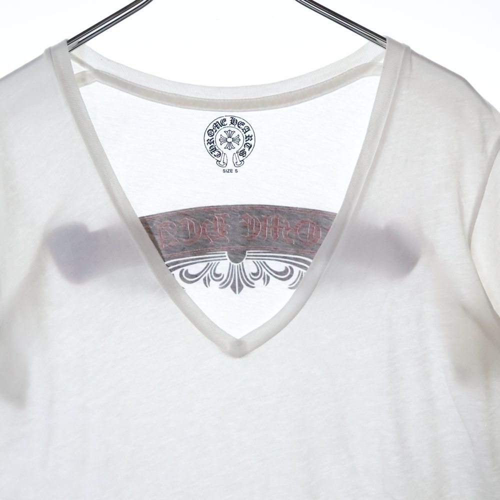CHROME HEARTS (クロムハーツ) スクロールラベルフローラルプリント V 