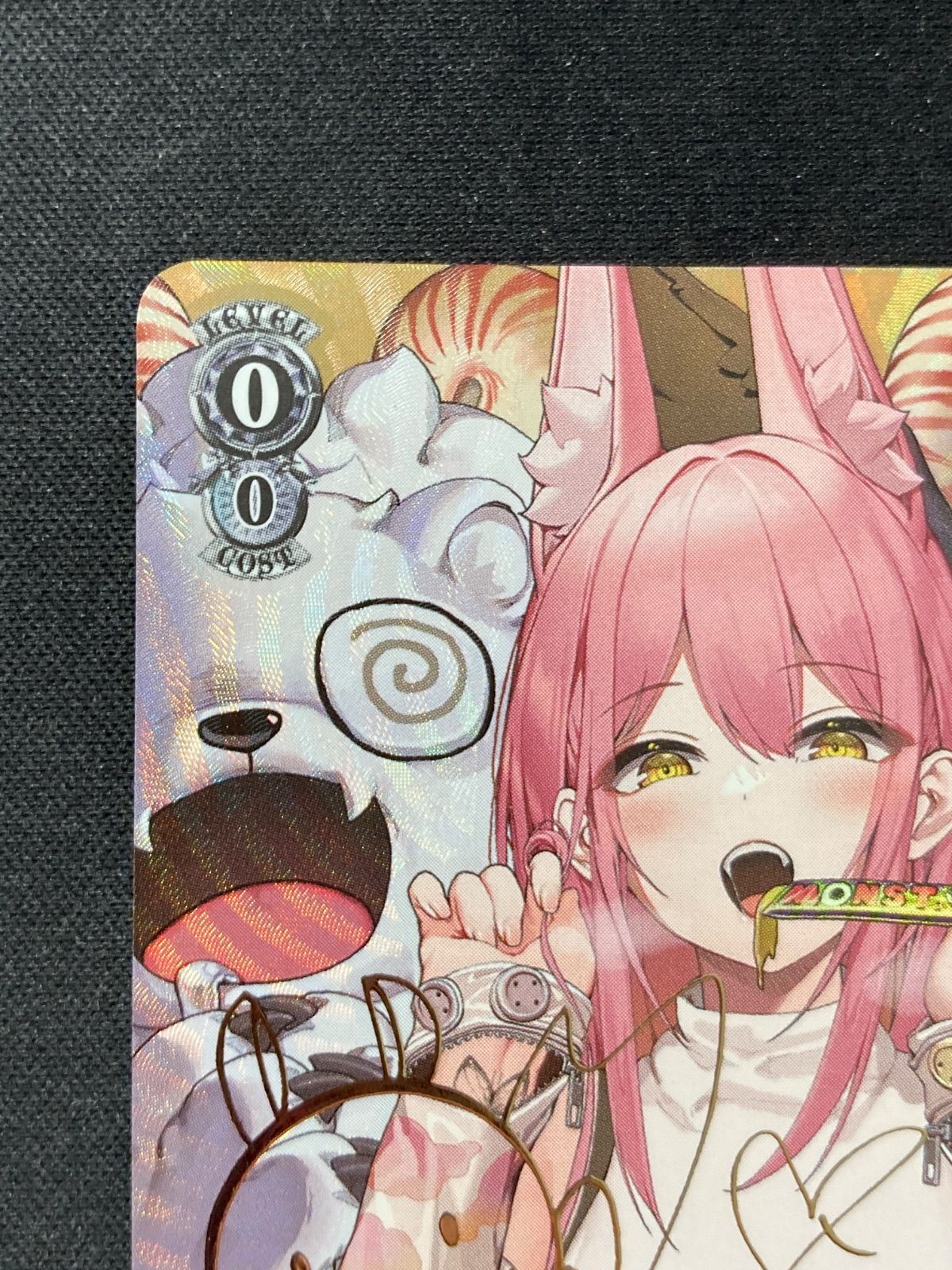 WS ヴァイスシュヴァルツ ライオンの心 レオナ SP サイン NIKKE