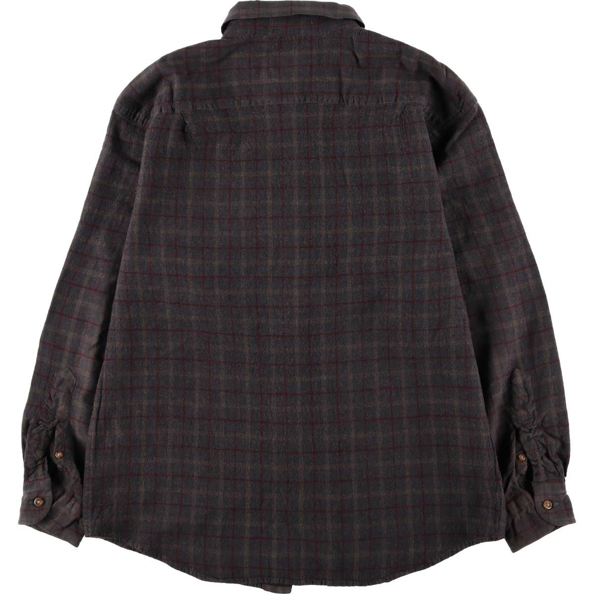 この夏最後のチャンス！ 古着 00年代 ペンドルトン PENDLETON SIR PENDLETON チェック柄 ボタンダウン 長袖 ウールシャツ レディースL相当|eaa587817 新作入荷中。