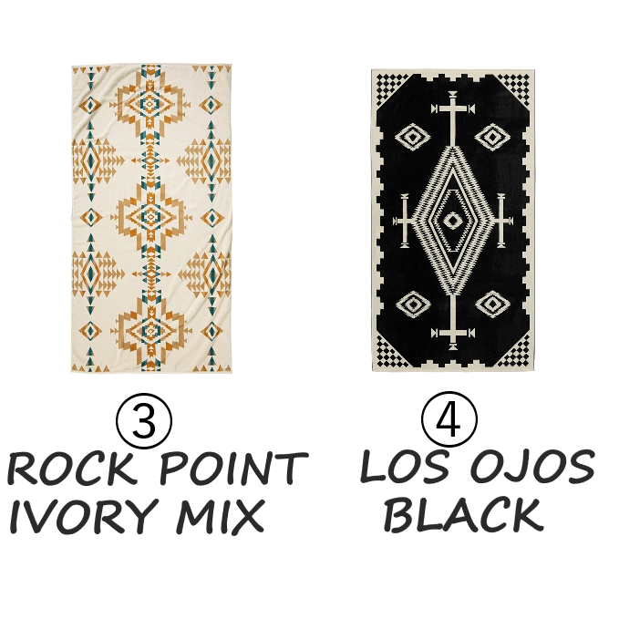 ペンドルトン PENDLETON ブランケット タオル バスタオル スパタオル ジャガード キャンプ 寝巻 毛布 総柄 エスニック おしゃれ かわいい 暖かい 気持ちいい カバー Oversized Jacquard Towels 天然素材