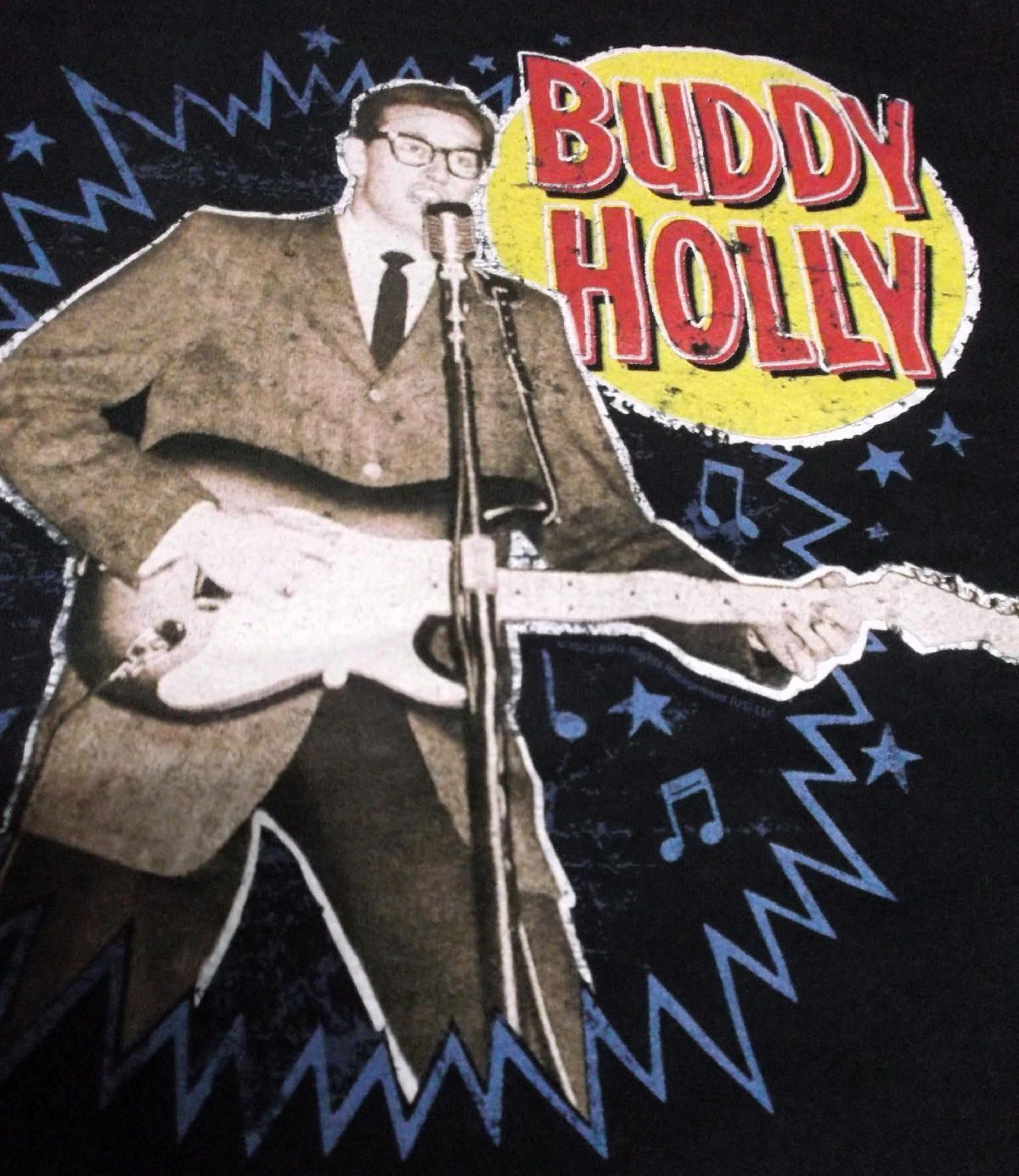 バディ ホリー Tシャツ BUDDY HOLLY MUSIC BURST 正規品 - MUMBLES