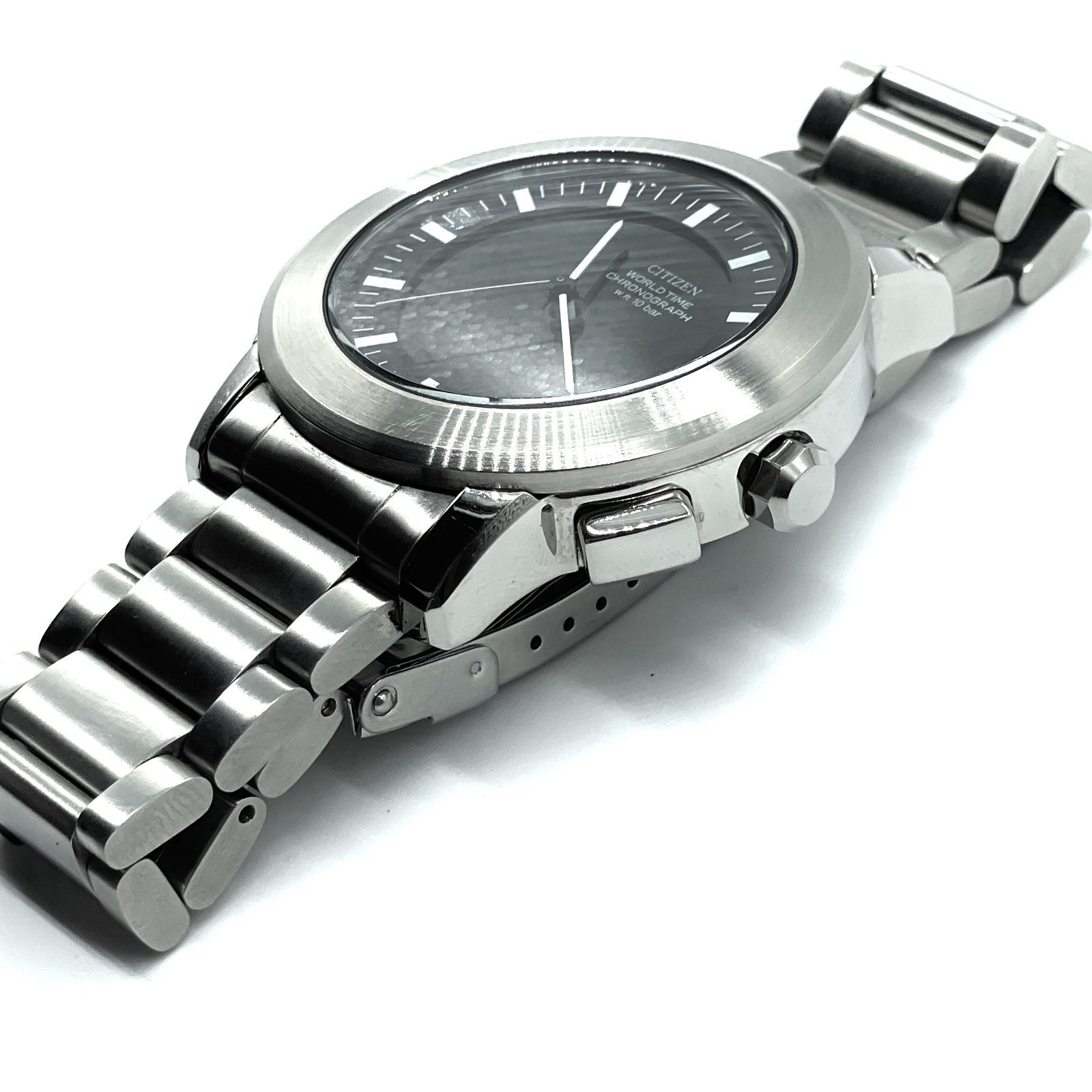 CITIZEN WORLD TIME CHRONOGRAPH クォーツ 腕時計 U010-S005434 