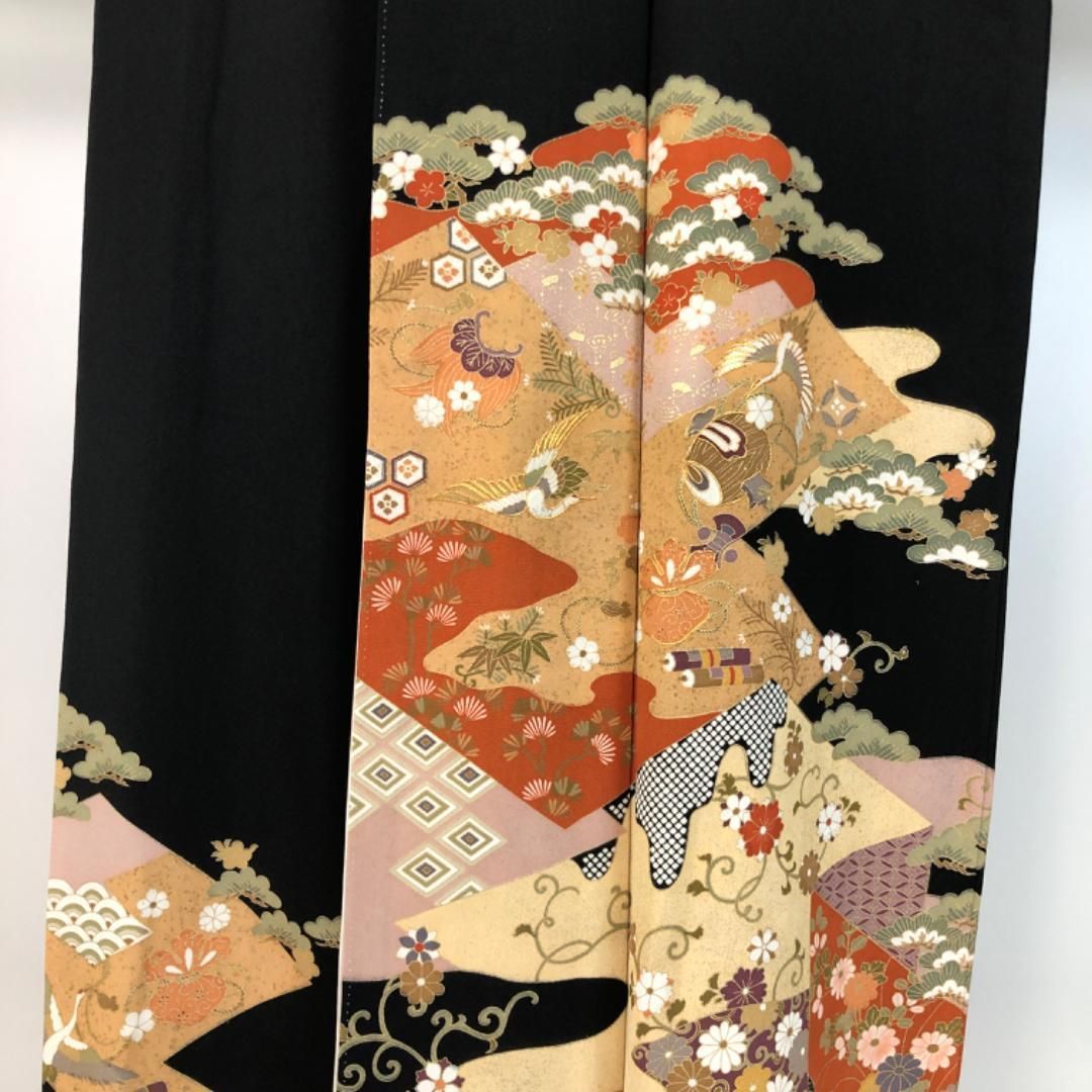 花唐草模様 金彩