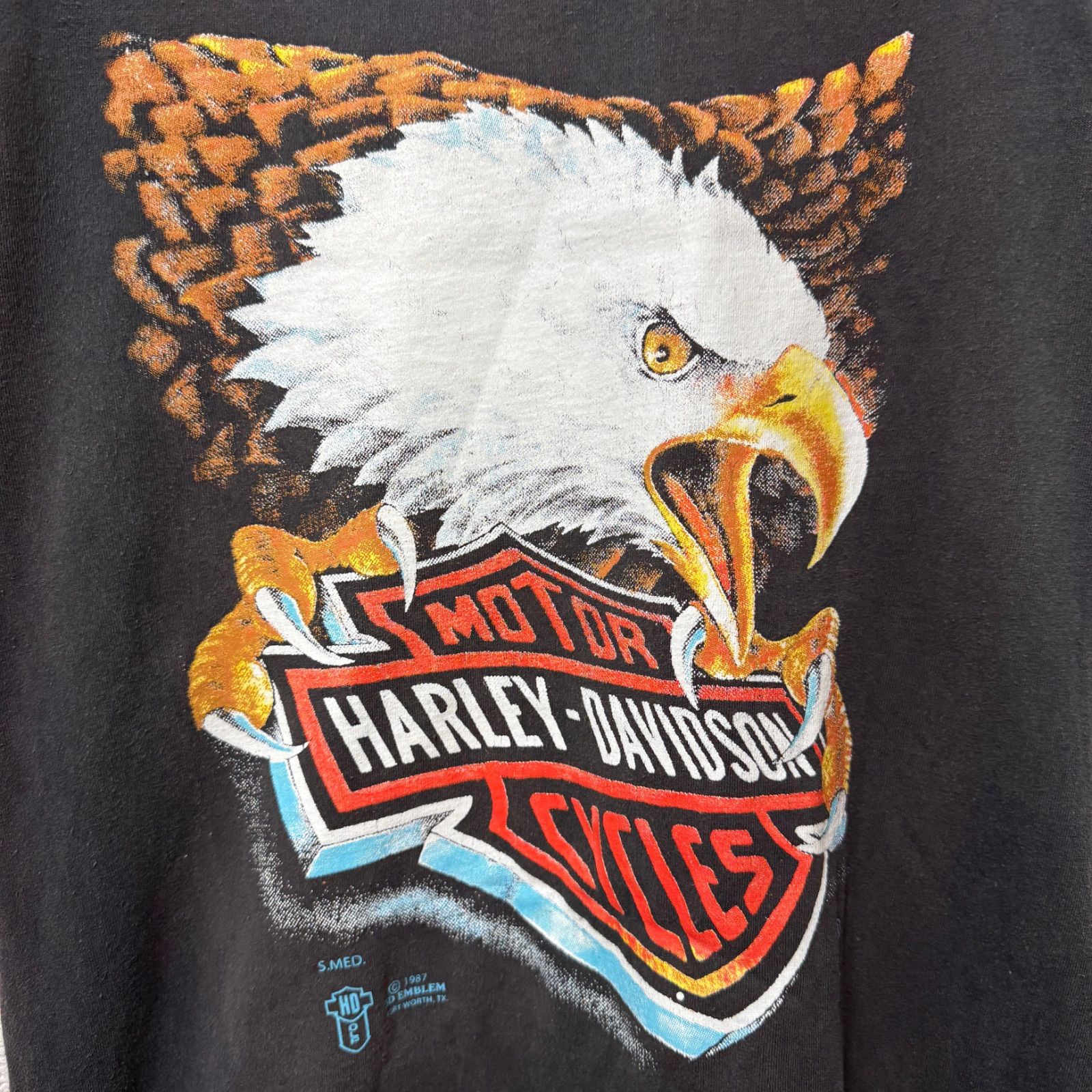HARLEY DAVIDSON ハーレーダビッドソン　tシャツ 古着 Harley Davidson - L☆古着 ハーレーダビッドソン Harley