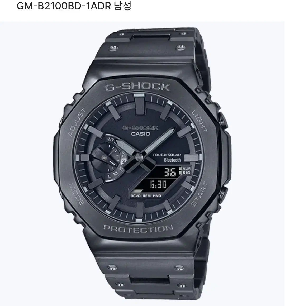 G-SHOCK ジーショック GM ー B2100BD 1ADR ステンレススチール オールブラック モデル