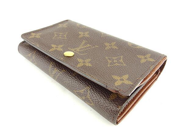 ルイヴィトン モノグラム 二つ折り財布 ポルトモネビエトレゾール LOUIS VUITTON ルイヴィトン 二つ折り財布 モノグラム