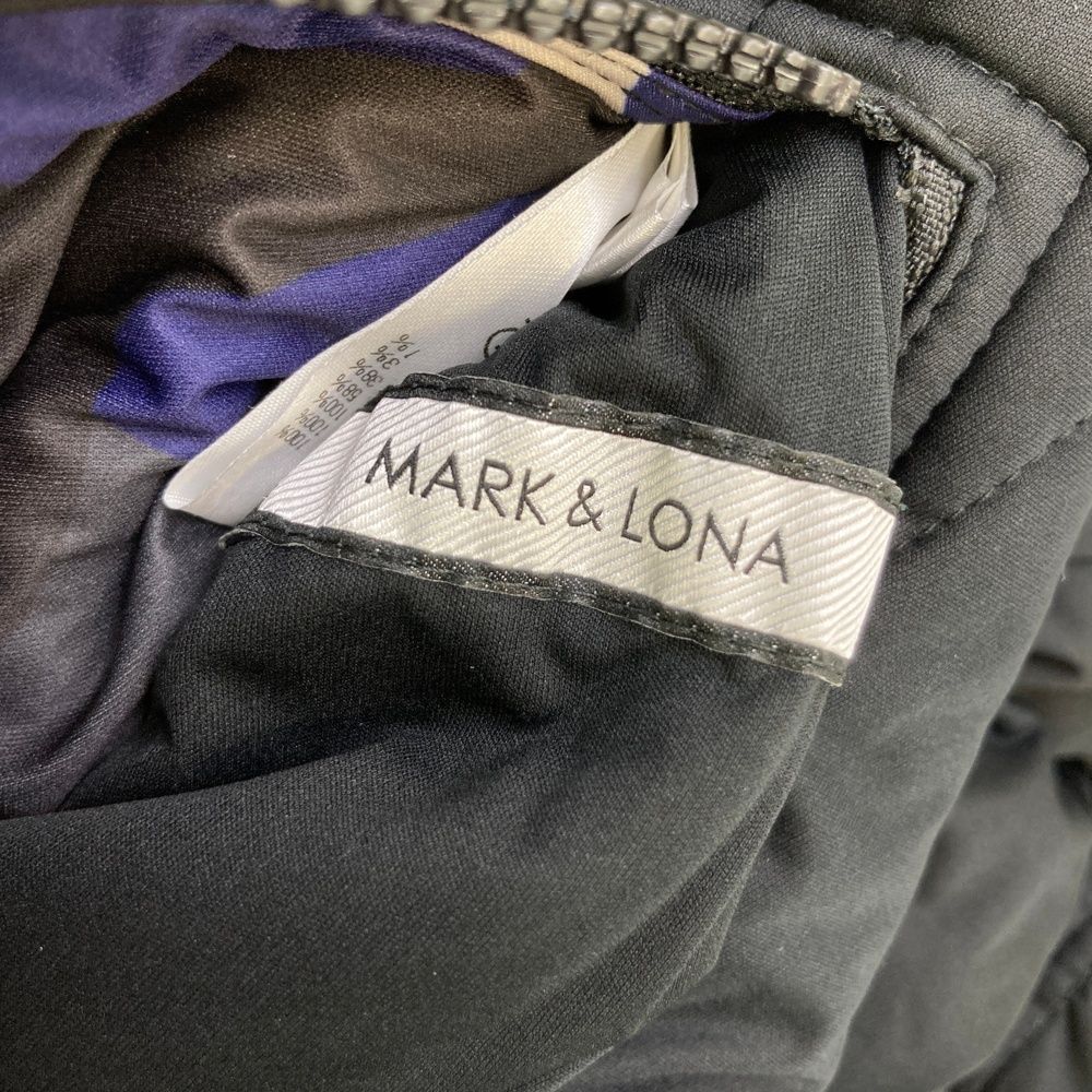 値下 サイズ 48 MARK-LONA マークアンドロナ リバーシブル 中綿ジャケット カモフラ 迷彩柄 ネイビー系 240101477049 ゴルフウェア メンズ ストスト