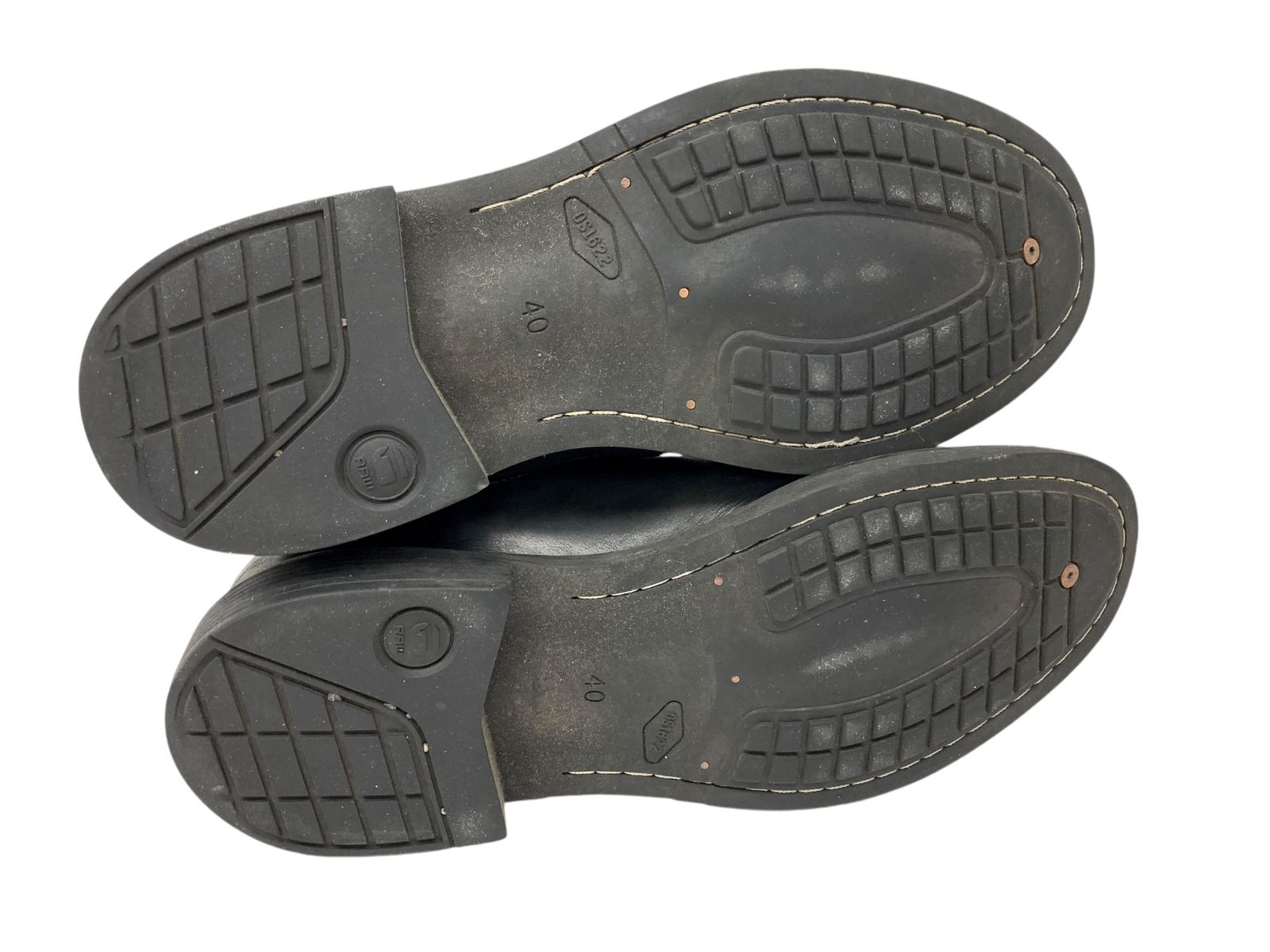 G-STAR RAW ジースターロウ ブラックレザーサイドゴアブーツ 28cm G-STAR RAW ジースターロウ ブラックレザーサイドゴアブーツ