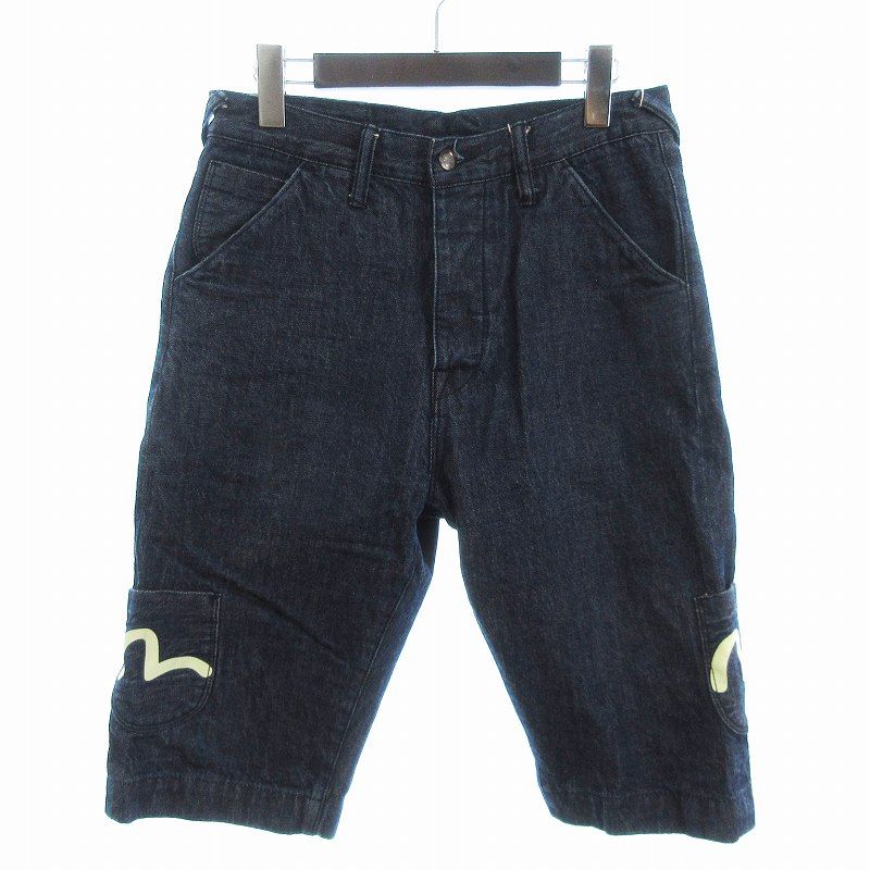 専用 EVISU デニム ハーフパンツ サイズ30 楽天市場】evisu（裾の長さ（丈）5分丈・ハーフ）（メンズ