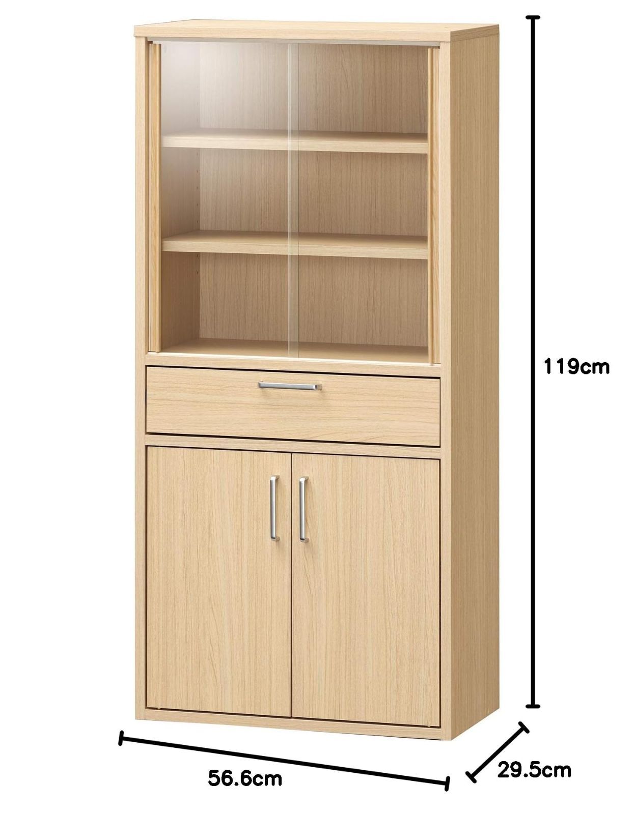 幅56.6×奥行29.5×高さ119cm