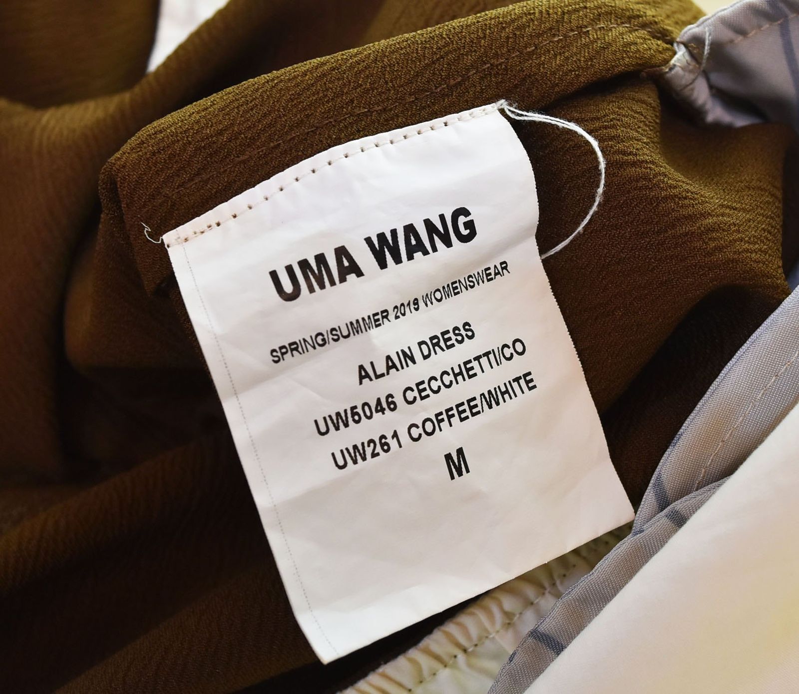 ユマワン UMA WANG 19SS ノースリーブワンピース ALAIN DRESS 