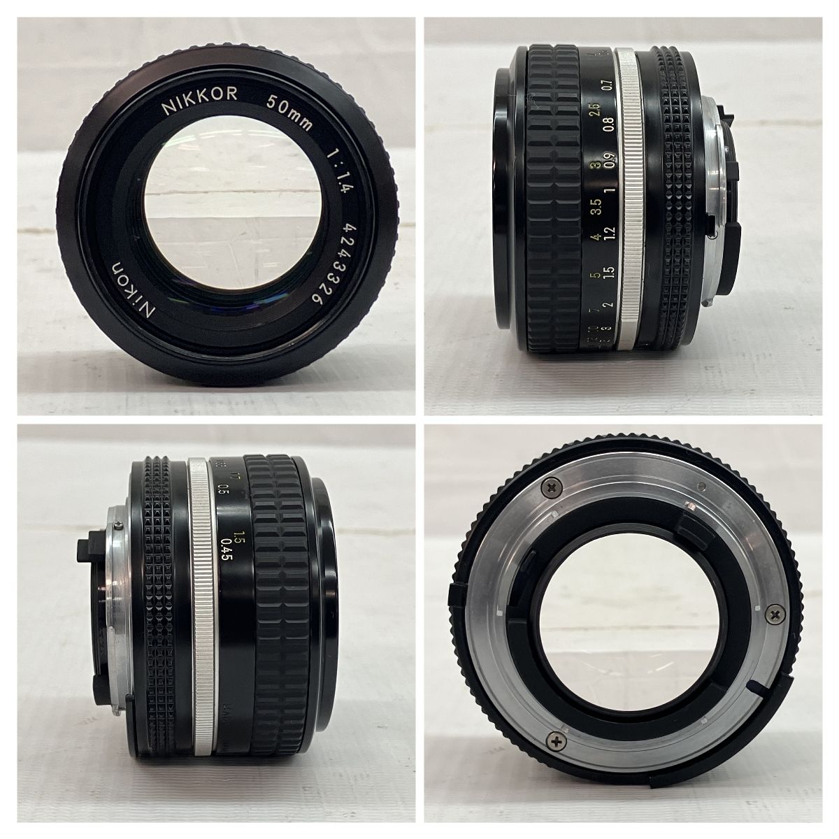 Nikon FE NIKKOR 50mm F1.4 フィルムカメラ レンズセット ジャンク