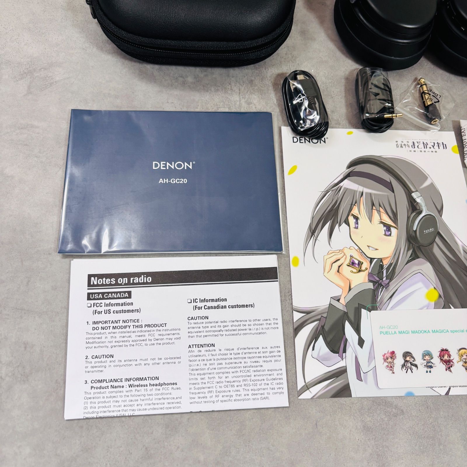 DENON　魔法少女まどか☆マギカ コラボ　ヘッドホン 劇場版 まどか☆マギカ〔新編〕』限定生産モデルヘッドホン発売