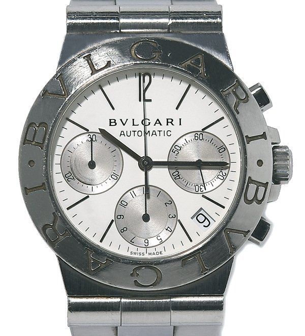 BVLGARI ブルガリ ディアゴノ スポーツ CH35S クロノグラフ デイト 自動巻き メンズ