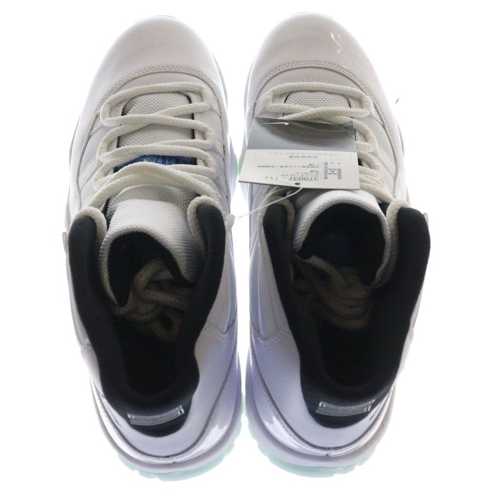 NIKE ナイキ 【観賞用 2014年製】 AIR JORDAN 11 RETRO 378037-117 エアジョーダン11レトロ ハイカットスニーカー シューズ ホワイト US8/26cm NIKE (ナイキ) 【観賞用 2014年製】 AIR JORDAN 11 RETRO 378037-117