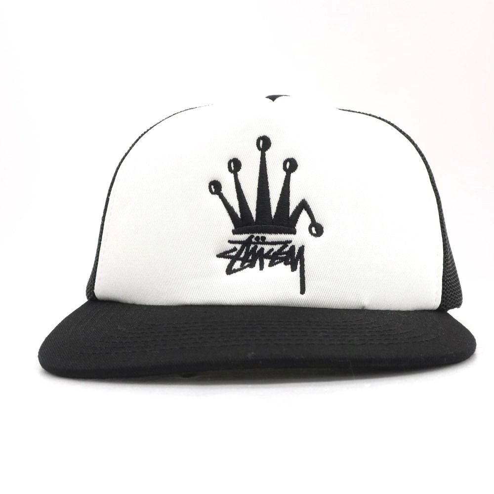 Stussy メッシュバックキャップ ホワイト/ブラック Stussy ステューシー メッシュキャップ ホワイト/ブラック